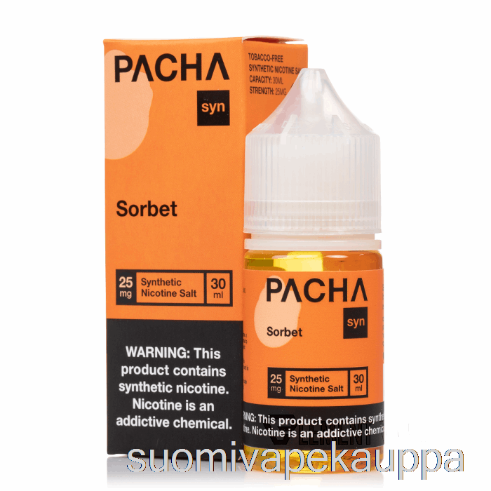 Vape Suomi Sorbetti - Pachamama Suolat - 30ml 25mg